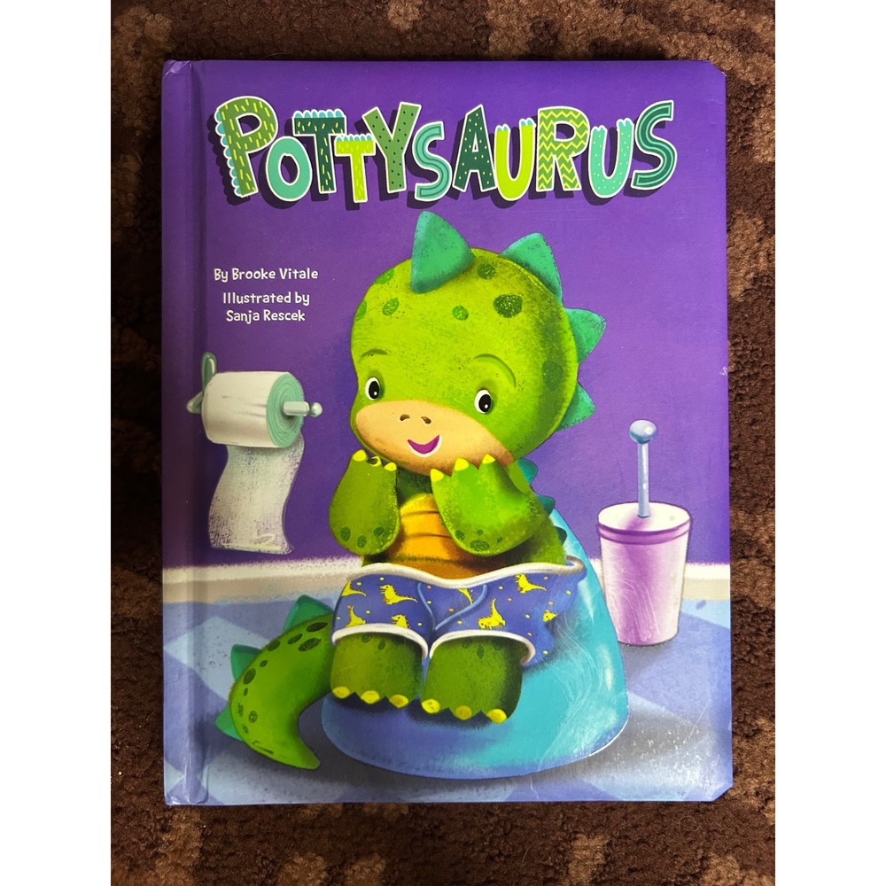Pottysaurus Board Book Brooke Vitale Little Hippo Books Toddler Potty Training